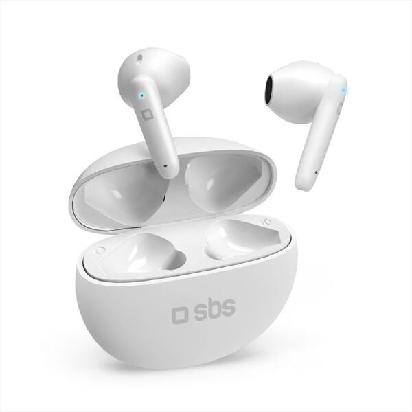 sbs auricolare bluetooth teearpurdtwsbtw-bianco