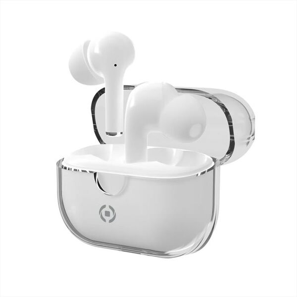 celly clearwh auricolari true wireless-bianco