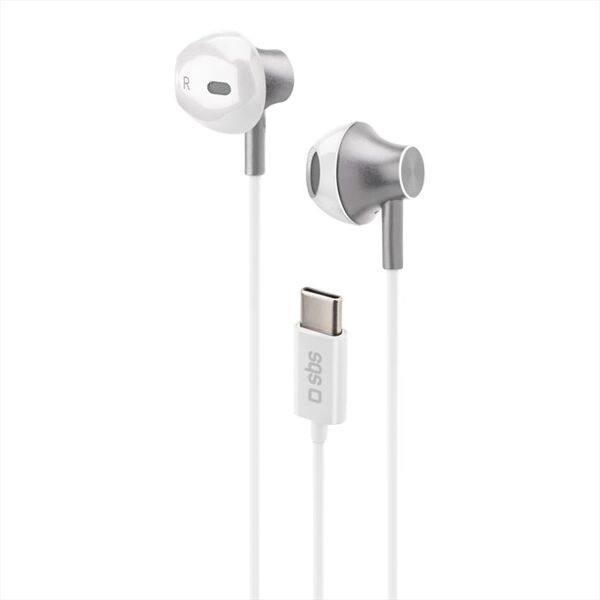 sbs auricolare con filo teeartycmetw-bianco