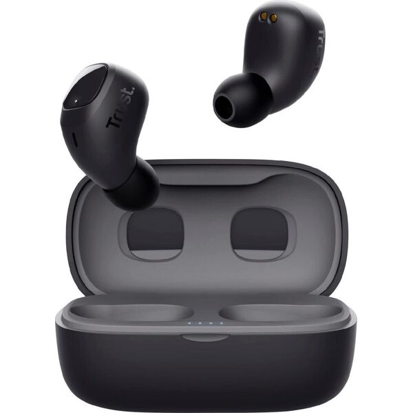 trust 23555 cuffie bluetooth auricolari true wireless in-ear per musica e chiamate colore nero - 23555 nika touch