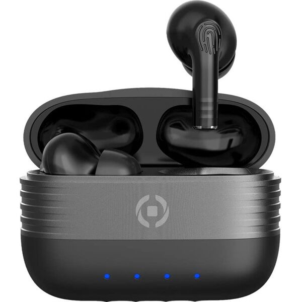 celly slim1bk cuffie bluetooth auricolari true wireless in-ear per musica e chiamate colore nero - slim1bk