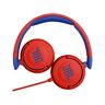 JBL JR 310 CUFFIE, Rosso