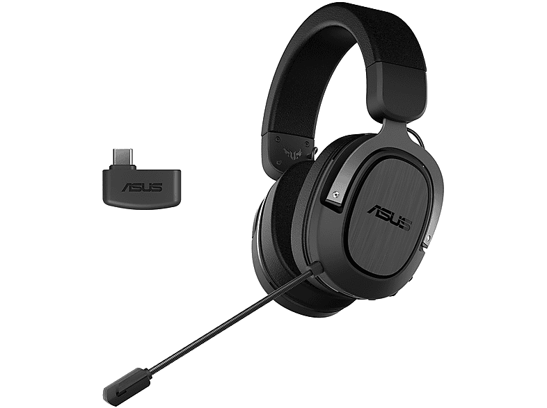 Asus TUF GAMING H3 WIRELESS CUFFIE GAMING, Nero