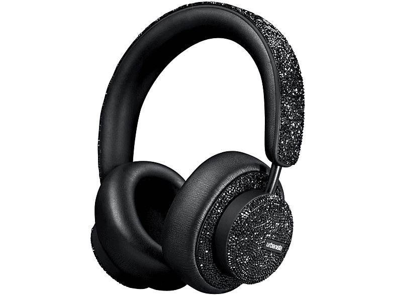 URBANISTA Miami Crystal Swarovski CUFFIE WIRELESS, Black - Nero