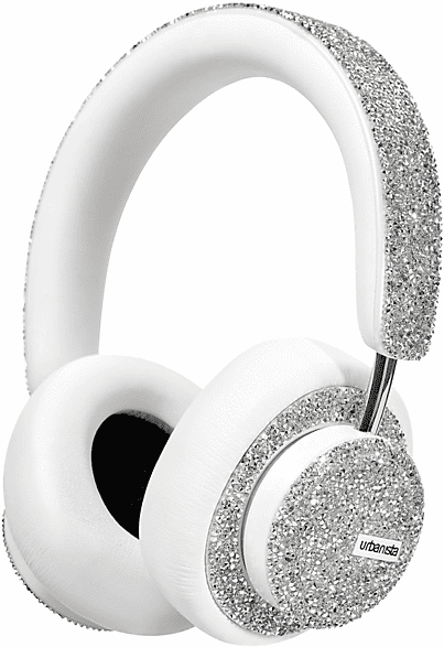 URBANISTA Miami Crystal Swarovski CUFFIE WIRELESS, White - Bianco