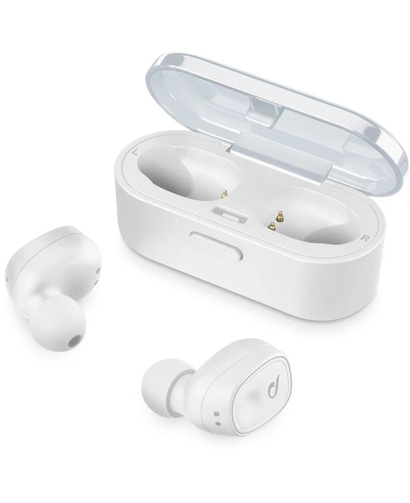 Cellular Line Shadow  True Wireless Auricolari Bluetooth in-ear True Wireless senza fili con caricabatteria portatile Bianco