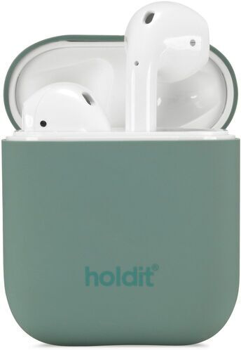 HoldIt Custodia per AirPods sostenibile   Apple AirPods 1./2. Gen   verde muschio