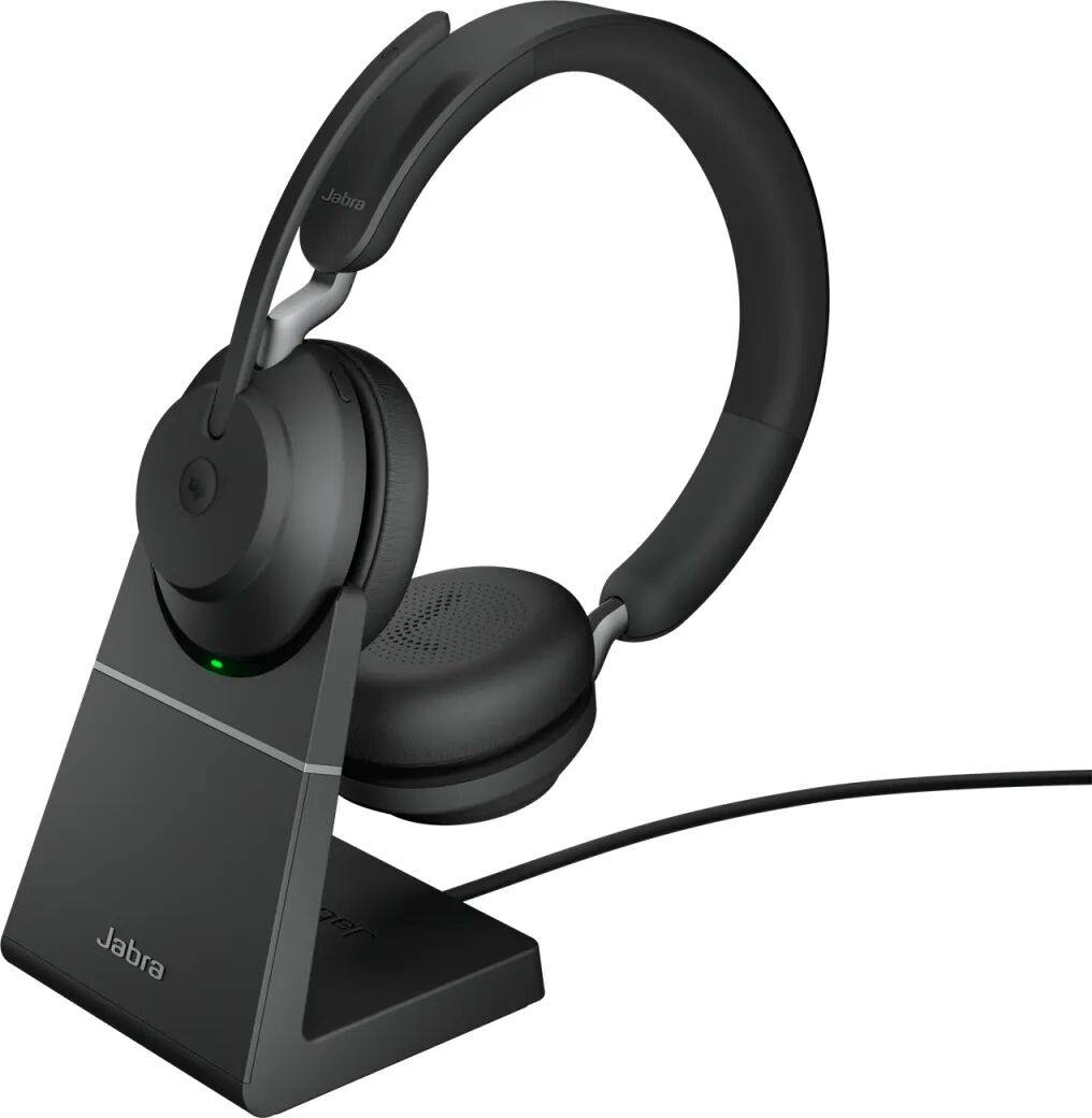 Jabra Cuffia con microfono  Evolve2 65, MS Stereo Auricolare Wireless A Padiglione Ufficio USB tipo Bluetooth Nero [26599-999-989]