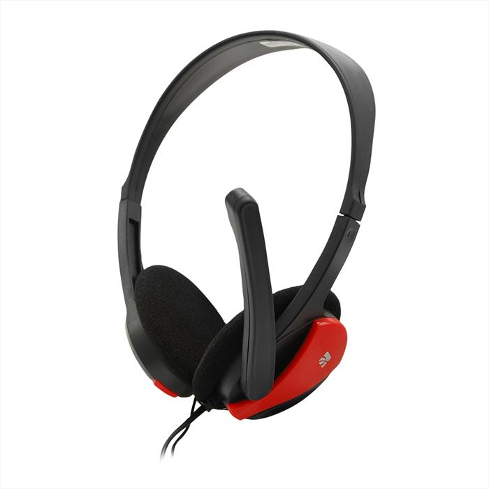 Xtreme 33576 Cuffia Stereo-nero/rosso