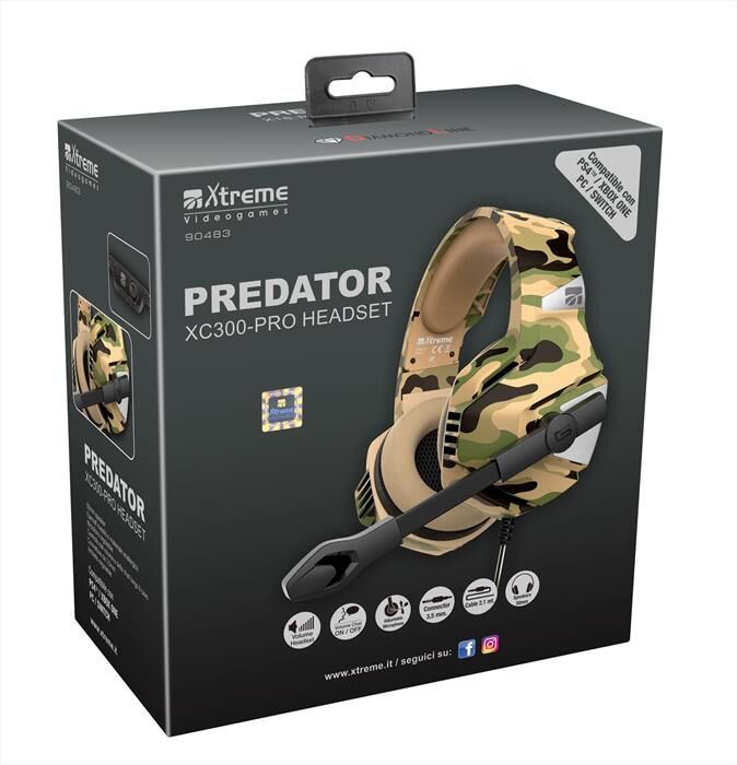 Xtreme Predator Xc300-pro Headset-camouflage
