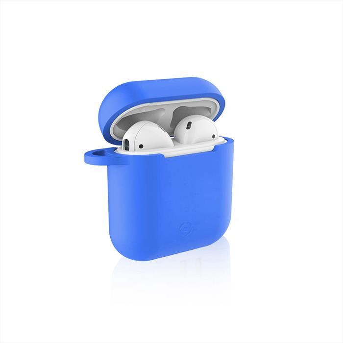 CELLY Custodia Per Charging Box Delle AirPods-blu/silicone