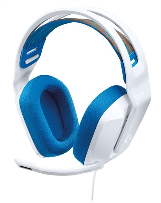 Logitech G335 Wired Gaming Headset-bianco