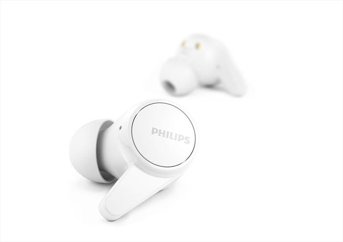 Philips Cuffie True Wireless Tat1207wt-bianco