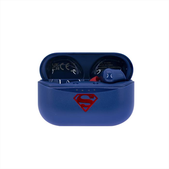 OTL Auricolari Bluetooth Superman Earpods-blue