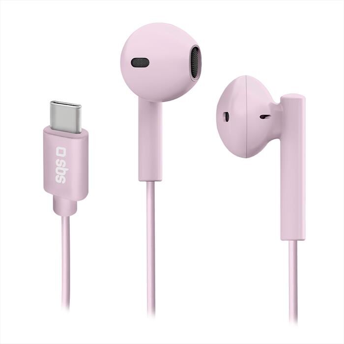 SBS Auricolare Con Filo Teeartycmix65p-rosa