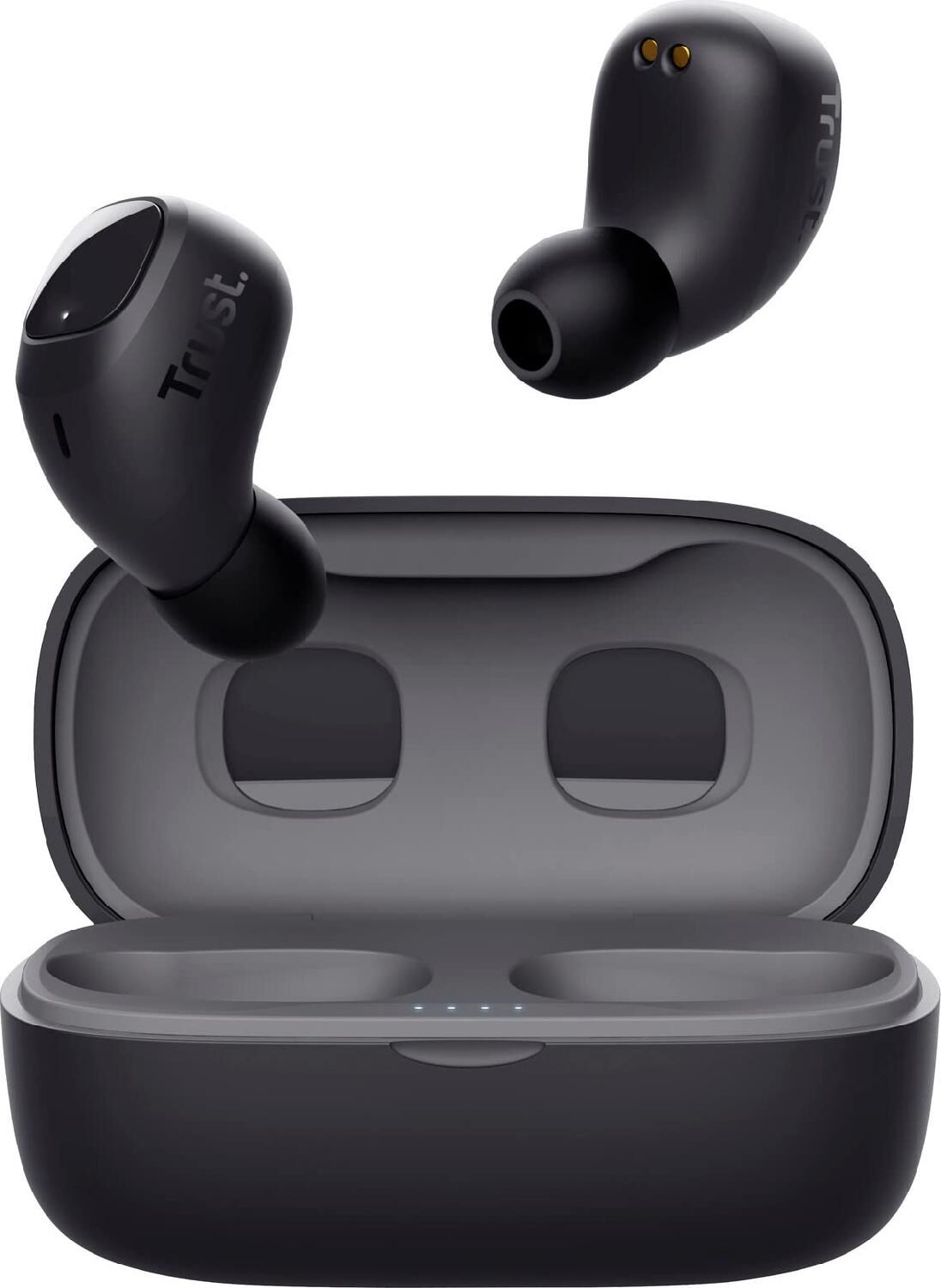 trust 23555 cuffie bluetooth auricolari true wireless in-ear per musica e chiamate colore nero - 23555 nika touch