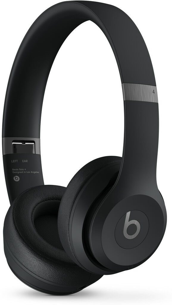 Apple Cuffia con microfono  Beats Solo 4 Cuffie Con cavo e senza A Padiglione Musica Chiamate USB tipo-C Bluetooth Nero [MUW23ZM/A]