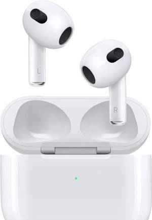 Apple auricolari airpods 3 2022 + custodia ric.lightning mpny3ty/a