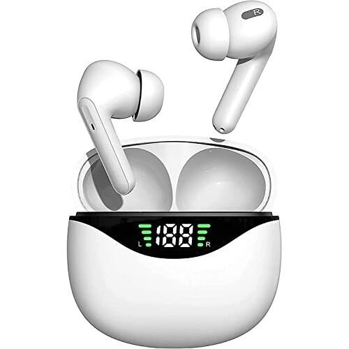 Quality Park Bluetooth hoofdtelefoon, Bluetooth 5.2, draadloze bluetooth-hoofdtelefoon met HD-microfoon, hifi-stereo-hoofdtelefoon, IPX7, waterdicht, Bluetooth sport-hoofdtelefoon, 35 uur afspelen met