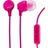 Sony In-ear-oordopjes MDR-EX15AP met afstandsbediening roze