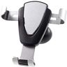 DFV mobile Gravity Air Vent Phone Car Mount Holder with Clip voor TEESSO X3 (2020) Black