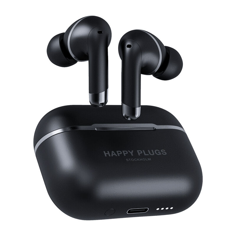 Happy Plugs Air 1 ANC - Zwart