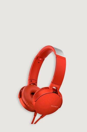 Sony Headset Mdr-Xb550ap Rød  Male
