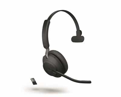 Jabra Evolve2 65 Ms Mono- Flere Varianter (Sertifisert For: Ms Teams, Mono / Duo: Mono, Usb A Eller C: Usb A, Ladestand: Uten Ladestand)