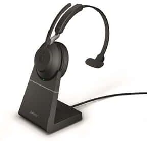 Jabra Evolve2 65 Ms Mono- Flere Varianter (Sertifisert For: Ms Teams, Mono / Duo: Mono, Usb A Eller C: Usb A, Ladestand: Med Ladestand)