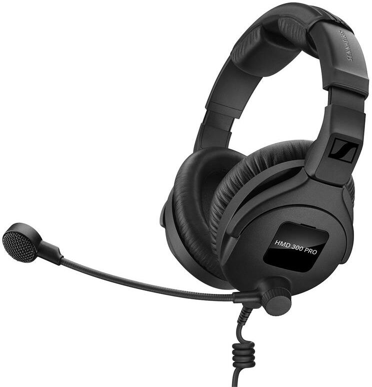 Sennheiser Hmd 300 Pro Xq-2 Broadcast Headset Med Jack+xlr Kabel, 2m