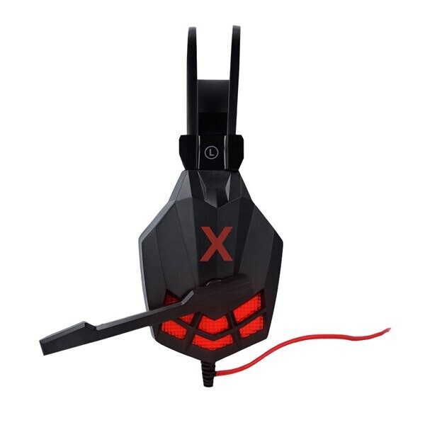 24hshop Maxlife Gaming MXGH-200 trådbundna hörlurar 3,5 mm jack svart