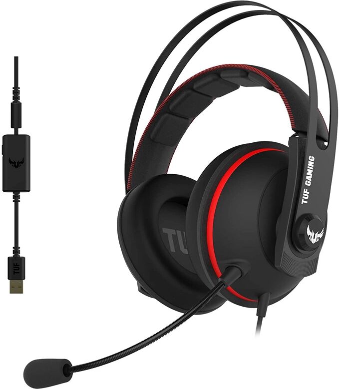 Asus TUF H7 7.1 Gaming Headset Rød