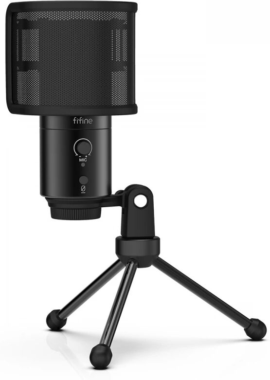 Fifine USB Mikrofon K683A + Pop Filter