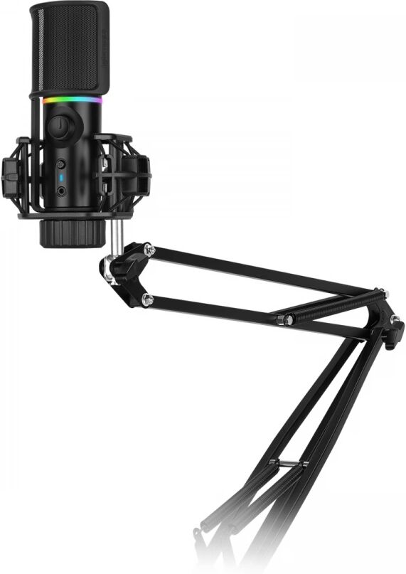 Streamplify MIC - RGB Mikrofon inkl. Mic-arm - Svart