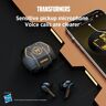 TRANSFORMERS Transformadores TF-T06 TWS ENC Fones De Redução De Ruído  Jogos  Música  Modo Dual  HIFI  Estéreo