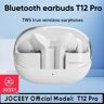 JOCEEY Fones de ouvido Bluetooth T12 Pro True Wireless Earbuds com estojo de carregamento sem fio à