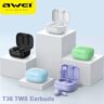 Awei-T36 TWS Bluetooth 5.3 Fones De Ouvido  fone De Ouvido Sem Fio Bluetooth  Fones De Ouvido Para