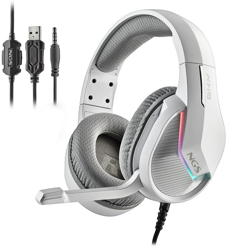 Ngs ghx-515 headset gaming rgb multiplataforma branco