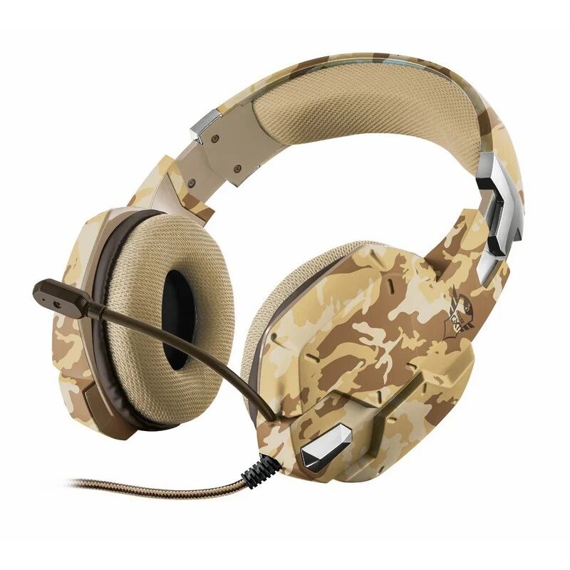 Trust gxt 322d carus headset gaming camuflado