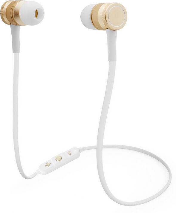 nueboo Unotec nueboo auriculares bluetooth brancos/dourados