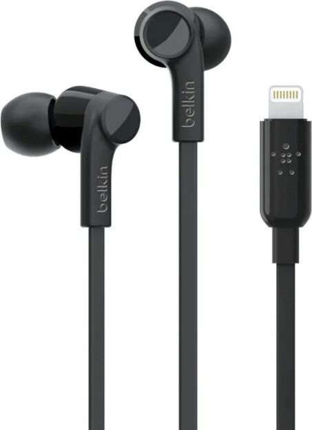 Belkin rockstar auriculares lightning pretos