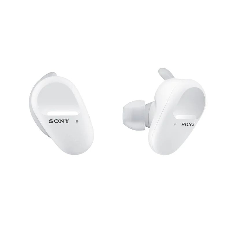 Sony wf-sp800n auriculares sem fios com cancelamento de ruído brancos