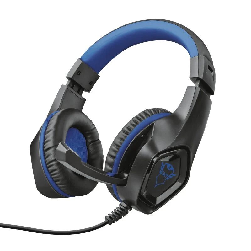 Trust gxt 404b rana headset gaming preto/azul