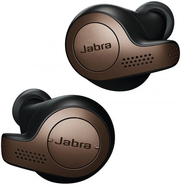 Jabra elite 65t auriculares true wireless preto/cobre