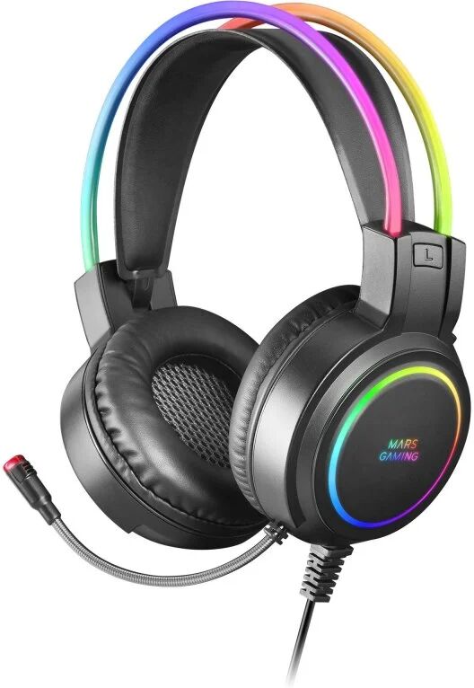 mars-gaming Mars gaming mhrgb auriculares gaming rgb negros