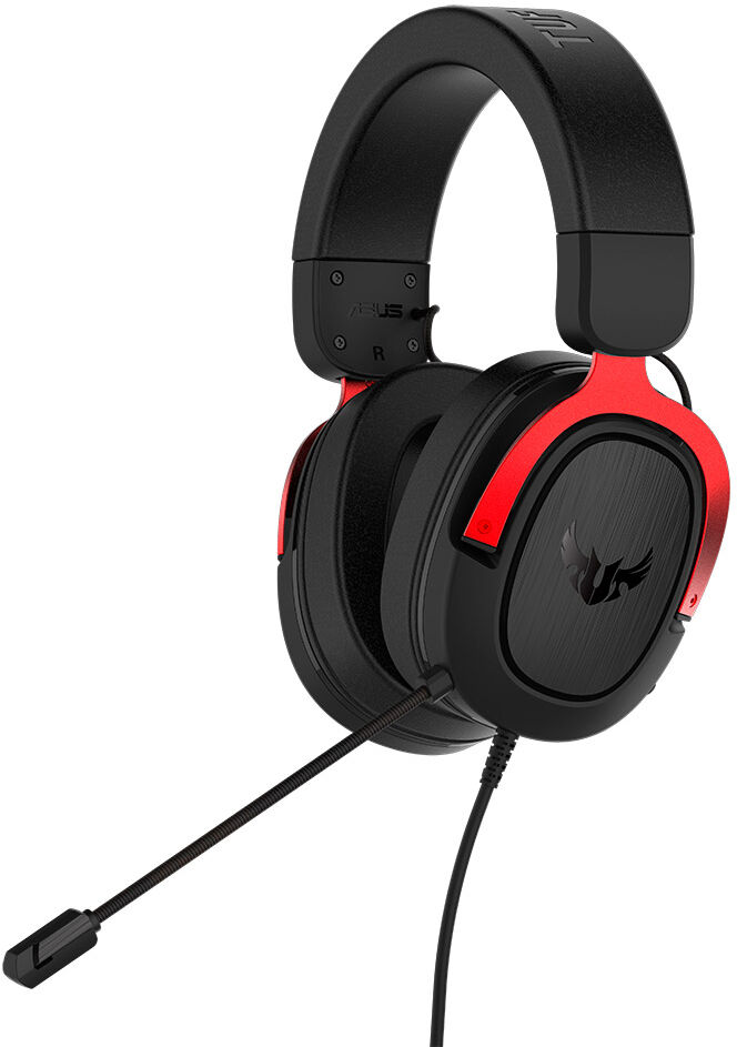 Asus Headset Tuf Gaming H3 7.1 (preto/vermelho) - Asus