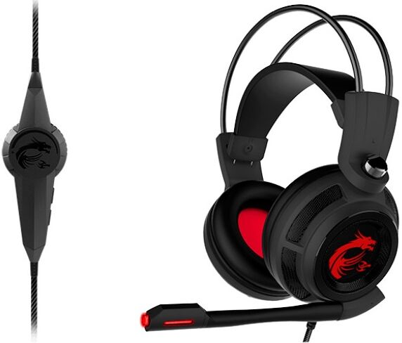 Msi Headset Ds502 Gaming 7.1 Surround (preto) - Msi