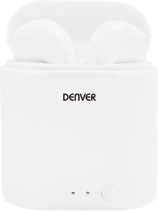 Denver Auriculares Bluetooth V5.0 C/ Mic E Dock Carregamento (branco) - Denver