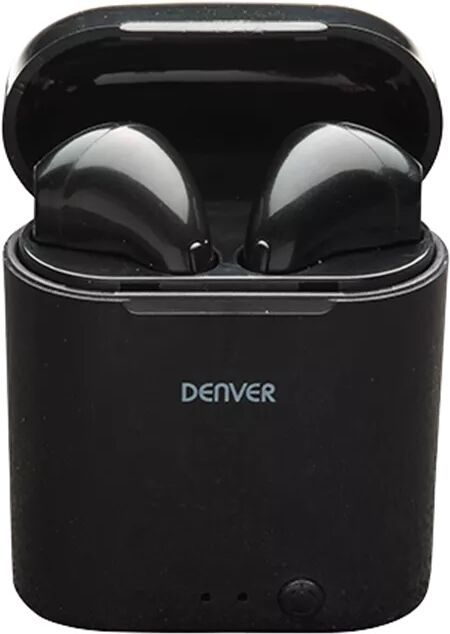 Denver Auriculares Bluetooth V5.0 C/ Mic E Dock Carregamento (preto) - Denver