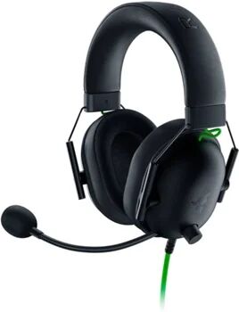 Razer Auscultadores Gaming com fios Blackshark V2 X (Multiplataforma - Microfone - Preto)